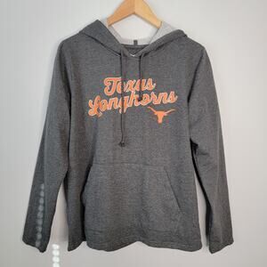 We Are Texas Longhorns Gray Hoodie Women M Athleisure Activewear Loungewear Cozy